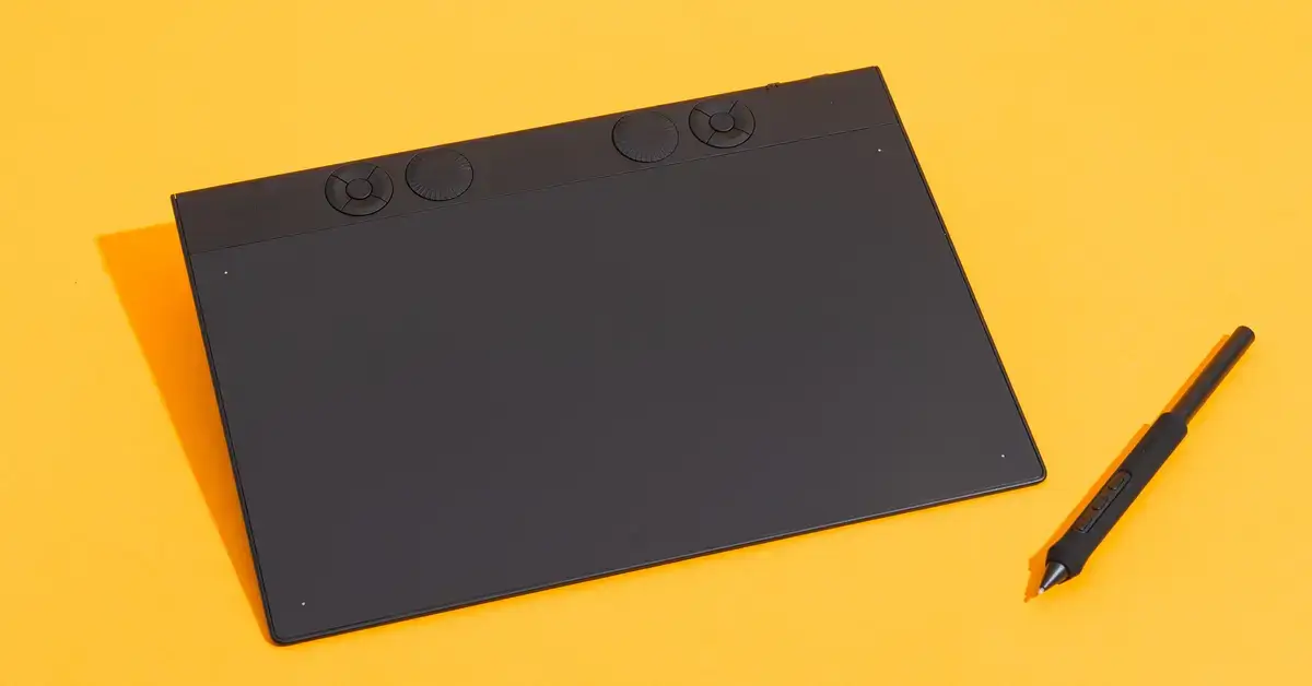 Designer sketching on a tablet